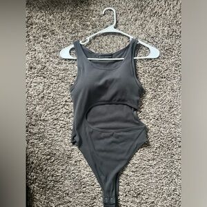 Alphalete cutout body suit